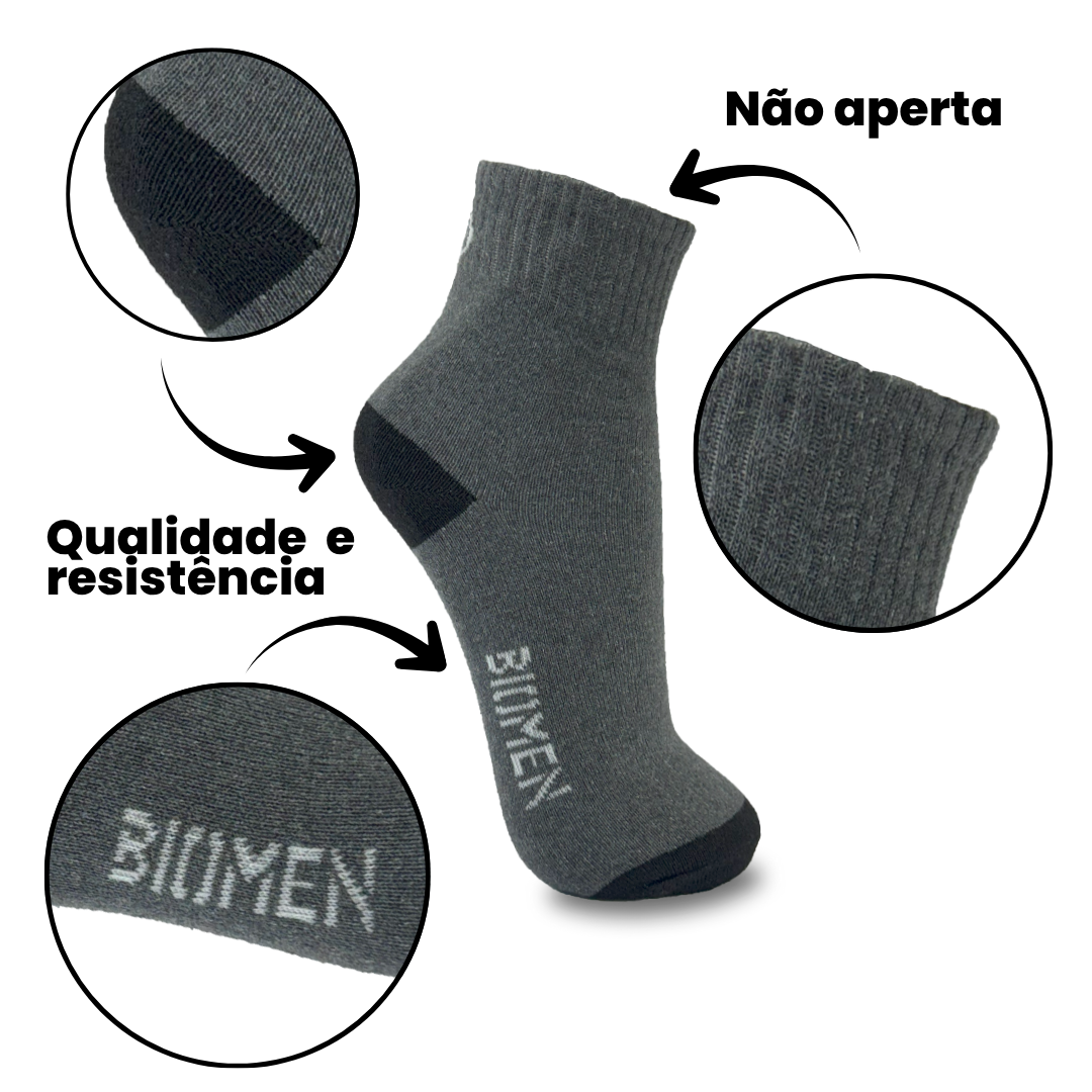 Meia Biomen Cano Longo – Kit 12 Pares - Imagem 5