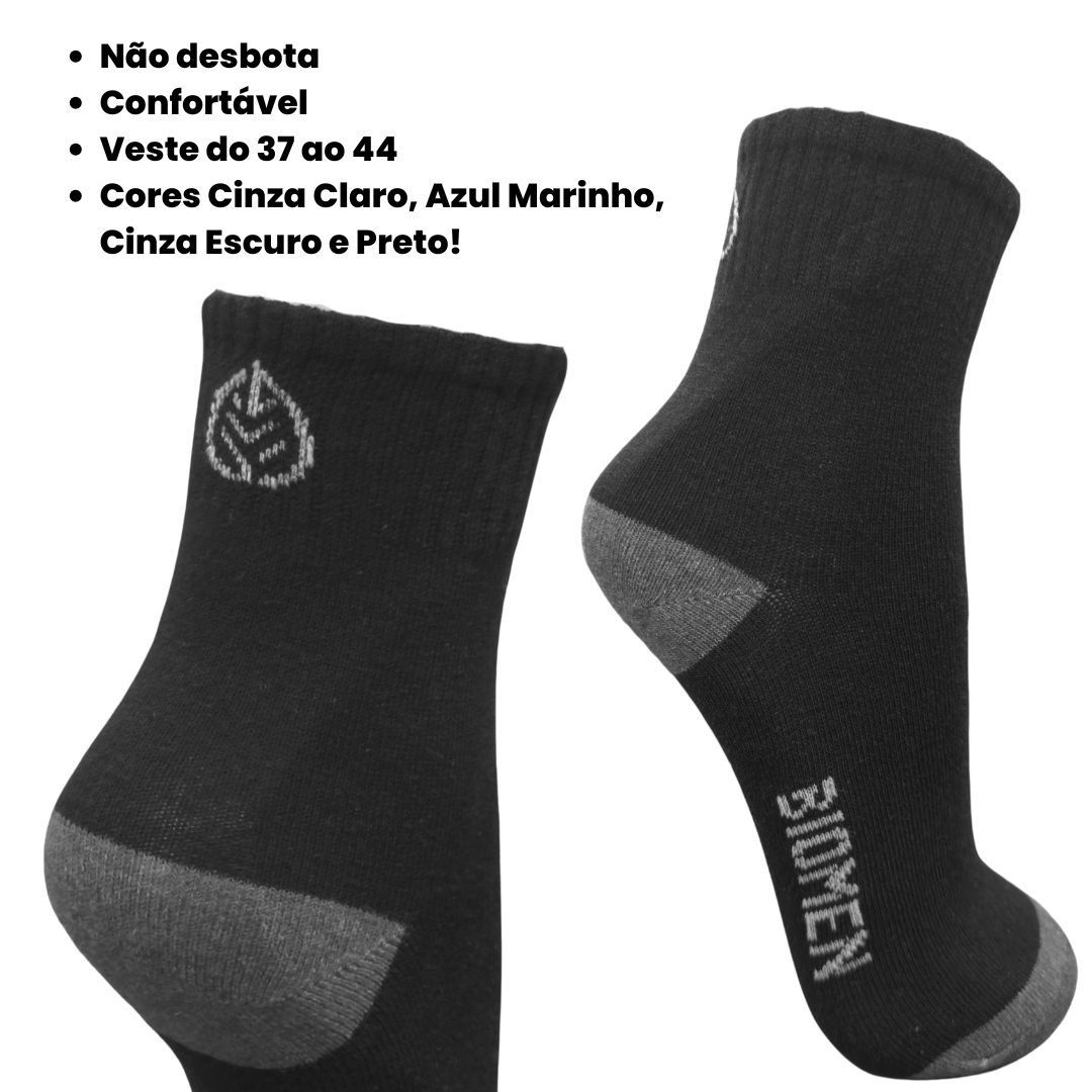Meia Biomen Cano Longo – Kit 12 Pares - Imagem 9