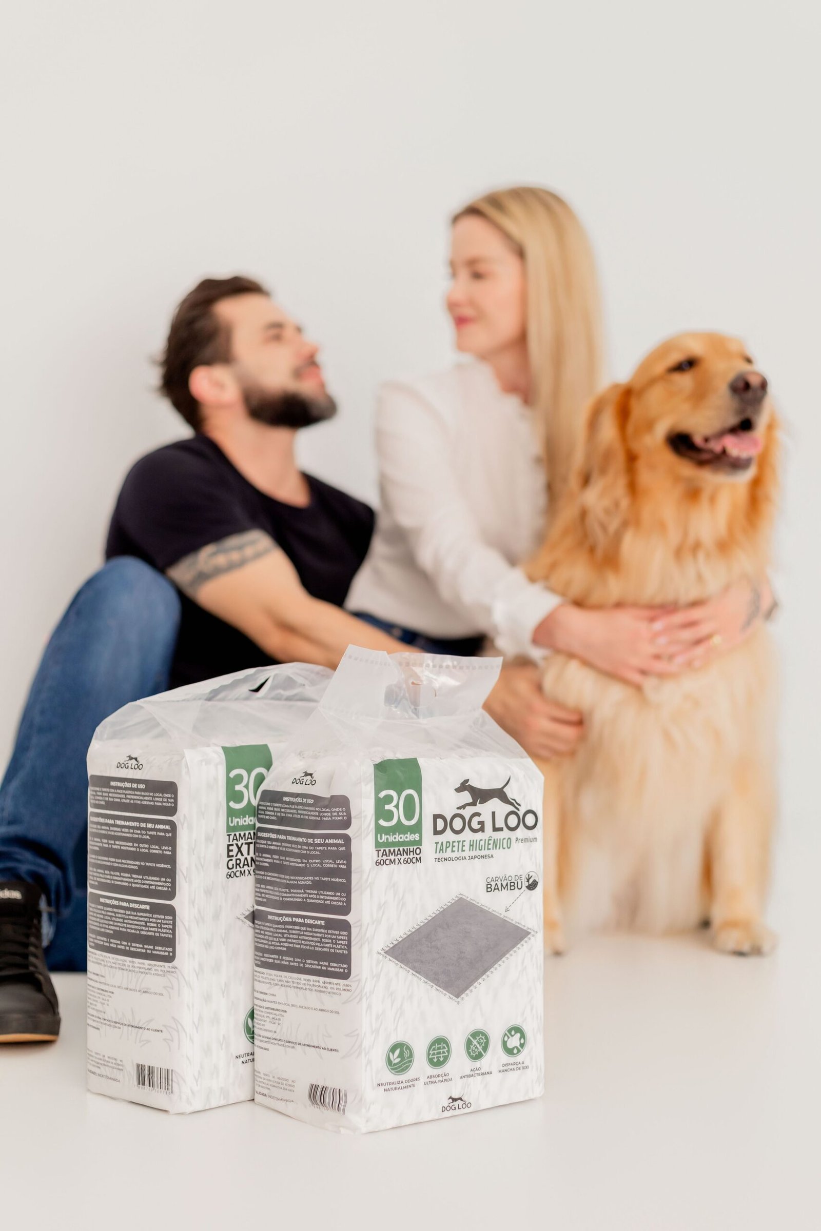 Tapete Higiênico Dog Loo Carvão Ativado 60×90 cm — 30 Unidades - Imagem 9